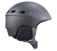 CGM Primo, Casque de Ski Mixte Adulte, Noir Mat, M (54-58cm)