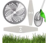 CGNRONEAU Lot de 10 lames de brosse en carbure de tungstène 40T pour débroussailleuse, débroussailleuse, désherbeur en acier inoxydable de qualité supérieure qui dure longtemps
