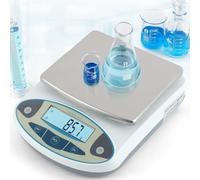 CGOLDENWALL Balance Analytique 5000g X 0,1g, Balance Labo Plateau Inox
