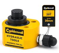 CGOLDENWALL DFPY-20T Vérin Hydraulique Industriel pour La Construction | Adapté aux Espaces Confinés, Fonctionne sous Tous Les Angles pour Levage-Idéal pour La Industrie
