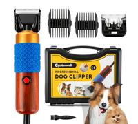 CGOLDENWALL Tondeuse Chien 200W, Bruit Bas, Cable 3m, Chiens Chats | Professionnelle, 2 Lames, 2000-6000tr/min, Lapins Moutons, Tous Poils