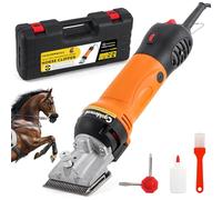 CGOLDENWALL Tondeuse Professionnelle pour Chevaux 690W 2800 tr/min | 6 Vitesses + Câble 5m | Puissance Lourde pour Chevaux, Bovins, Chèvres, Poneys & Animaux à Pelage Épais