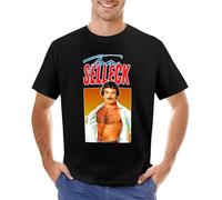 CGQZAPIBV Tom Selleck T-Shirt Funny t Shirts Tops Custom t Shirt Men Clothes