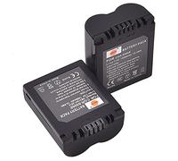 CGR-S006E DSTE Lot de 2 batteries de rechange compatibles avec CGR-S006A/1B, CGA-S006E, CGA-S006, DMW-BMA7 et Panasonic DMC-FZ28EFK, DMC-FZ28EFS, DMC-FZ18EB, DMC-FZ18EGS