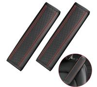 CGREAGH 2 pièces Tourner la Rembourrage de Ceinture de sécurité, pour VW Passat B6 Passat B8 Golf 4 Golf 5 Passat B5 Golf 7 2000-2025 Voiture Amovible Ceinture Protecteur Couverture