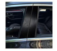 CGREAGH Autocollant Pilier B, pour Renault Koleos Talisman Grand Scenic Clio 4 3 2 1 Megane IV Protection Montant Portière Nid Abeille Auto Décoration Extérieure Accessoire Voiture