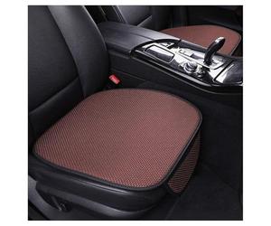 CGREAGH Coussin de siège Voiture Lot de 2, pour VW CC T-ROC Bora Jetta Golf Golf GTI T-Cross Couvre-siège Respirant antiglisse Ice Silk Protecteur Confortable avec Poche,C