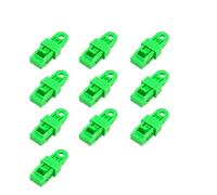 CGRSDSD Pince pour Bache Clips de Fixation de Guyline de Tente, avec Barbes, for auvent et bâche, 10 à 50 pièces(Green-10PCS)