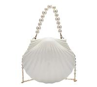 CGRSDSD sac coquillage Le sac à dîner en forme de coquille Saint-Jacques convient aux fêtes, aux vacances, aux banquets, aux occasions quotidiennes et à diverses occasions