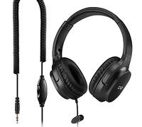 CGS-W6 Câble extra long pour TV et PC avec contrôle du volume, rallonge de 5,5 m, audio auxiliaire universel de 3,5 mm, casque stéréo filaire