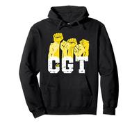 CGT SYNDICALISTE EN GRÈVE SYNDICAT RETRAITE HOMME FEMME Sweat à Capuche