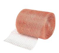 CGTQROVR Mesh en cuivre Contrôle des rongeurs 24m * 127 mm en cuivre Mesh Anti-Rouille Idéal pour Les limaces Rouleau idéal pour Le Blocage de Trou