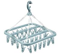 CGTQROVR Paste-séchage à Chaussette avec 32 Clips, Porte-séchage pivotant à 360 °.