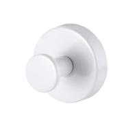 CGUOHU Crochet Ventouse Lot de 6 crochets muraux étanches en acier inoxydable for couronnes Noël, salle bain, cuisine, vêtements, robustes et réutilisables(WHITE)