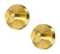 CGUOHU Crochet Ventouse Lot de 8 crochets muraux réutilisables en acier inoxydable avec ventouses, étanches et sans perçage, for la cuisine salle bain, for serviettes vêtements(Gold)