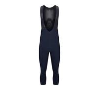 CGUOHU Cuissard à Bretelles De Cyclisme Pantalon à Bretelles de Cyclisme for Hommes, Short en Polaire Thermique for l'hiver, Pantalon vélo 6 Heures, Long, 3/4(Dark Blue,2XL)