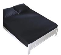 CGUOHU Housse Matelas Protège-Matelas Solide, Housse de Matelas imperméable, lit, sans taie d'oreiller(Black,200x200x30cm)