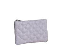 CGUOHU Petit Porte-Monnaie en Cuir for Femmes, Portefeuilles à Fermeture éclair, Pochette de Changement, Porte-Carte Visite, Sac Monnaie for Dames pour Hommes Et Femmes(Purple)