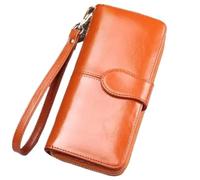 CGUOHU Portefeuille Femme Portefeuille Portefeuilles Fermeture éclair Note Clip Femmes Paquet de Cartes Pochette for Mobile pour Hommes Et Femmes(Yellow)