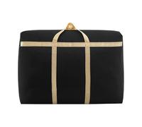 CGUOHU Sacs De Déménagement Sacs de Rangement for vêtements en Tissu Oxford, 2 pièces, Organisateur Placard à Fermeture éclair bidirectionnelle Grande capacité(Black,180L)