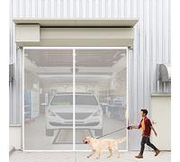 CGUOZI Moustiquaire sur Mesure AimantéE 180 x 210 cm Facile à Installer Fermeture Automatique Rideau de Porte Anti Insecte Mouche Moustique pour Couloirs, Portes Blanc