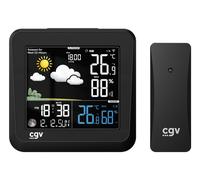 CGV 19001 station météo numérique Noir LCD Batterie
