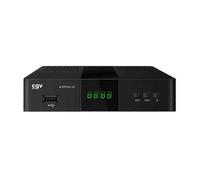 CGV Récepteur-enregistreur TNT HD e-Etimo V2 – Enregistrement, USB, DVB‑T2, H.265 – Noir