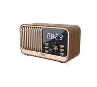 CGV Radio FM portable BeBop FM - Bluetooth - Batterie intégrée - Bois