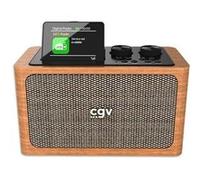 CGV | Bebop Dab+ - Radio Dab+/FM/Bluetooth/USB/Micro-SD/AUX - Haut-Parleur Portable - 2x10W