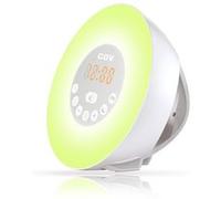 Radio réveil - CGV - CR ARUNA - Simulateur d'aube - DAB+, FM ou Web - Ambiances lumineuses