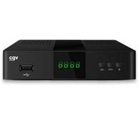 CGV Récepteur-enregistreur TNT HD e-Etimo V2 – Enregistrement, USB, DVB‑T2, H.265 – Noir