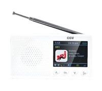 CGV DR Pocket+ - Radio portative DAB - 1 Watt - blanc
