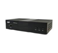 CGV Récepteur-enregistreur TNT HD e-Etimo V2 – Enregistrement, USB, DVB‑T2, H.265 – Noir