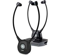 CGV HEL DOLFIN Lot de 2 Casques stéréo spécial Sénior - 2,4 Ghz - Noir