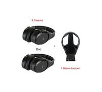CGV Hel Prelude 2 Duo 2 Casques TV HIFI Sans Fil Avec Transmission Numérique 2,4 GHZ