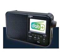 Radio portable DAB+ et FM - CGV - DR7+ - Écran couleur TFT 2,4"" - Prise casque - Éco-consommation