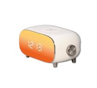 CGV | Radio réveil Alba à Simulateur d’Aube et de Crépuscule, 15 lumières d'ambiances différentes, Mode bruits Blancs, Fonction Snooze, Port de Charge USB