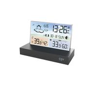 CGV | Station météo à écran plat METEOFLEX sans fil à capteur extérieur
