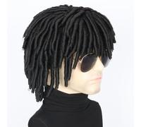 CGVG Perruque dreadlocks pour homme, avec chaussette rasta, reggae, cheveux hippie JGA pour carnaval, Halloween, fête à thème (P2402-2)