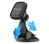 CH-119 Defender support magnétique pour téléphone portable pour voiture, tableau de bord, métal/plastique, ventouse sur vitre, noir