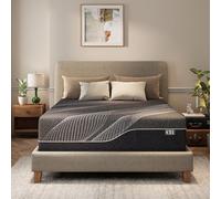 CH Charme House Matelas pour Grand lit de 35,6 cm en Mousse à mémoire de Forme au Charbon de Bambou, rafraîchissant et soulagement de la Pression, lit dans Une boîte, Mousse fabriquée aux États-Unis