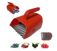 Ch-erry Outil de cueillette de baies avec peigne râteau et poignée ergonomique - Kit de récolte 3 en 1 de myrtille et de framboise, pelle Ch-erry pour jardinage de buisson, outils de collecte de