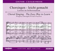 Ch. Gounod – Cäcilienmesse – Partie chœur alto – CD – Faber Music