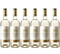 Ch. Rousseau Côtes de Bergerac Vin Blanc Moelleux 75 cl - Pack de 6, 750 milliliters