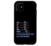 CH St SC DC HDC If You Can Read This Knitting Abréviation Coque pour iPhone 11