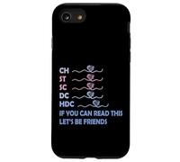 CH St SC DC HDC If You Can Read This Knitting Abréviation Coque pour iPhone SE (2020) / 7/8