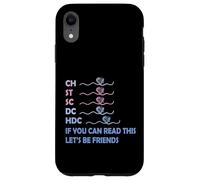 CH St SC DC HDC If You Can Read This Knitting Abréviation Coque pour iPhone XR