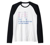 CH St SC DC HDC If You Can Read This Knitting Abréviation Manche Raglan
