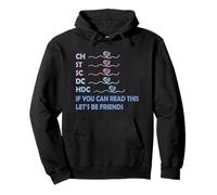 CH St SC DC HDC If You Can Read This Knitting Abréviation Sweat à Capuche