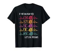 CH St SC DC HDC If You Can Read This Knitting Abréviation T-Shirt